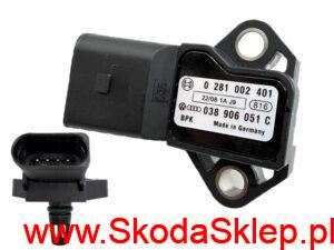 Czujnik ciśnienia doładowania Skoda Fabia, Octavia, Roomster, Superb, Yeti - Bosch 038906051C