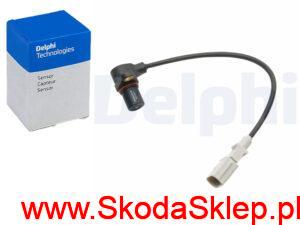 06A906433L Czujnik hala, obrotów wału korbowego Skoda Fabia Octavia I - 06A906433L / 06A906433G Delphi