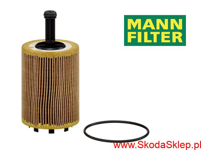 Filtr oleju Skoda Fabia, Octavia II, Roomster, Superb II, Yeti z silnikiem diesel -Mann 071115562C