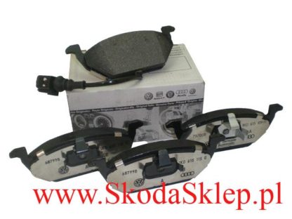 1010_1523548555_1j0698151gor_rk Klocki hamulcowe przód Skoda Fabia, Octavia I z czujnikiem -oryginał 1J0698151G/O