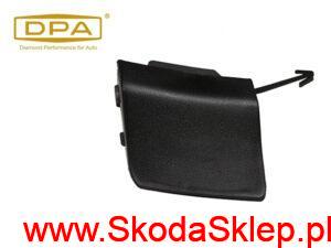 Zaślepka zderzaka, spojlera tył Skoda Octavia II czarna - DPA 1Z5807441