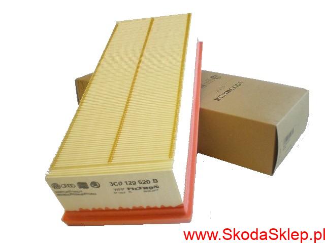 Filtr powietrza Skoda Octavia II, Yeti, Superb II tdi -oryginał 1K0129620D