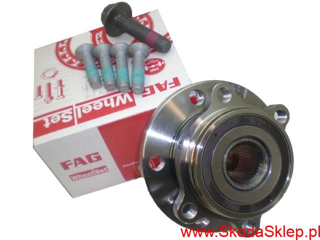 Piasta, łożysko koła przód Skoda Octavia II, Yeti -4 otwory -FAG 1T0498621