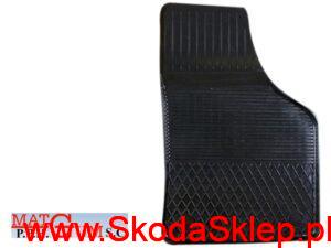 1543922 Dywanik gumowy Skoda Octavia II, Superb II i Yeti przedni prawy czarny - MatgumCX23pp