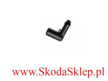 Złączka kątowa, łącznik przewodu spryskiwaczy szyb Skoda Fabia I, Octavia, Rapid -oryginał  1J0955665C/O