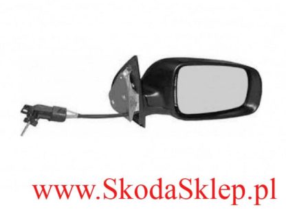 Lusterko sterowane manualnie prawe Skoda Fabia I 6Y1857502M/Z