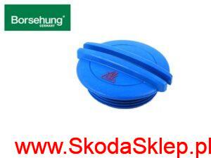 1862_1508829309_3b0121321_rki kopia Korek zbiornika, zbiorniczka wyrównawczego Skoda Fabia, Octavia, Rapid, Roomster, Superb, Yeti kolor niebieski