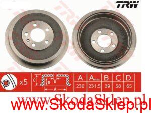 Bęben hamulcowy Skoda Octavia I, Roomster -TRW 1J0609617B