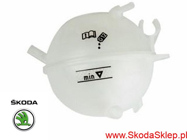 Zbiornik, zbiorniczek wyrównawczy płynu chłodzącego Skoda Octavia II, Superb II i Yeti -oryginał 1K0121407A