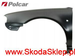 Błotnik Skoda Octavia I przód lewy - 1U0821105A Polcar