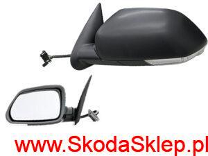 1Z1857507F Lusterko Skoda Octavia II lewe sterowane elektrycznie - 1Z1857507F DPA