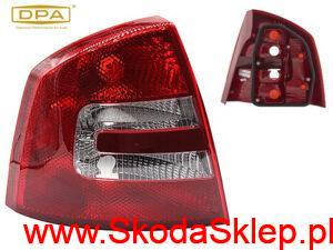 Lampa Skoda Octavia II hatchback do 2009 r. tył lewa - DPA 1Z5945111A