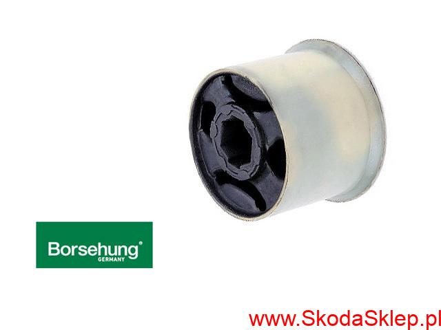 Poduszka, tuleja wahacza przedniego tylna Skoda Fabia, Octavia II, Roomster, Superb II, Yeti -Borsehung 1K0407183E