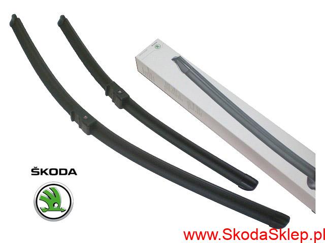 1z1998001o_rk Pióra wycieraczek, pióro wycieraczki przód Skoda Octavia II -oryginał 1Z1998001