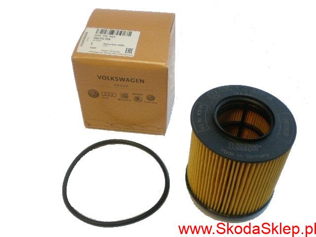 2200_1519224489_03c115562_rk Filtr oleju wkład Skoda Fabia 1,6 Roomster 1,6 Octavia II 1,6 FSI -oryginał 03C115562