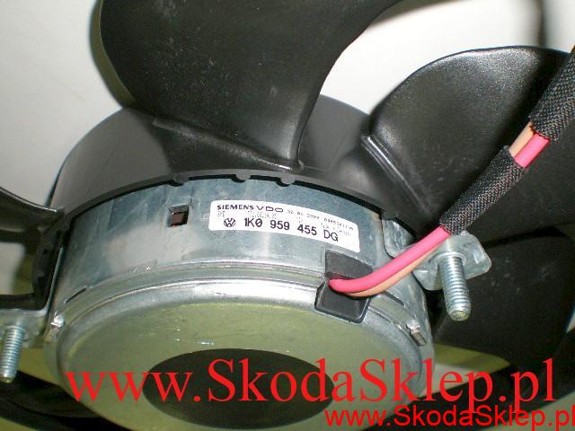2213_1221227799_dsaqvztvqnxdsgyzsny7w7nu7zw4w4877 Wentylator chłodnicy Skoda Octavia II, Yeti fi295 1K0959455DG/O