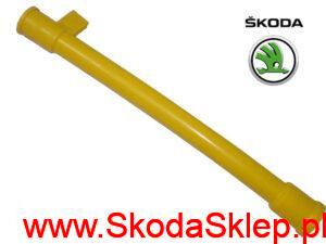 Prowadnica, rurka gniazdo miarki oleju, bagnetu Skoda Fabia Octavia 1,6 1,8 2,0 - oryginał 06A103663C