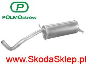 Tłumik końcowy Skoda Fabia I 1,2 Hatchback do 2006 r. - 6Q6253609J Polmo