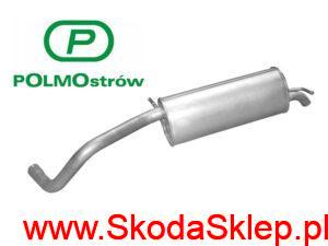Tłumik końcowy Skoda Fabia I 1,9 diesel Hatchback - 6Q6253609AE Polmo
