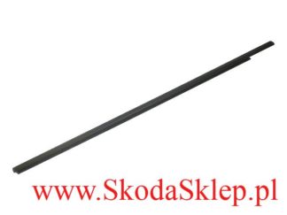 Listwa, uszczelka pozioma szyby okna przednich drzwi Lewych Skoda Fabia I  6Y0837477A/O