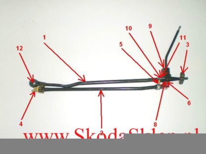 Mechanizm zmiany biegów Skoda Felicia kompletny -oryginał 6U0711023