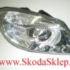 Lampa, reflektor prawy Skoda Fabia II Roomster 5J1941018A/O