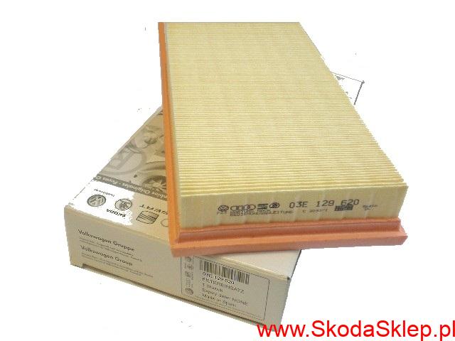 Filtr powietrza Skoda Fabia 1,2 12v Roomster 1,2 12v -oryginał 03E129620