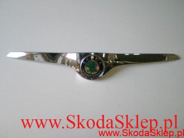 Atrapa, listwa chrom Skoda Fabia II, Roomster do 2010  -oryginał  5J0853633/O