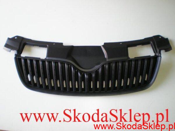 Atrapa, kratka wlotu powietrza, osłona chłodnicy Skoda Fabia II, Roomster do 2010 -oryginał  5J0853668/O