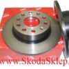 Tarcze hamulcowe tarcza hamulcowa tył Skoda Octavia II, Octavia III Yeti 253mm -TRW