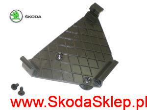 Wspornik, uchwyt sterownika silnika Skoda Fabia, Rapid, Roomster - 6Q0906507 Oryginał