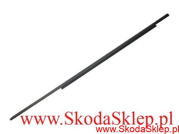 Listwa, uszczelka pozioma szyby okna tylnych drzwi Lewych Skoda Fabia I Combi 6Y9839477B