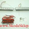 Lampy do jazdy dziennej diody led DRL 8LED WHITE+ SYS AUTO ON/OF