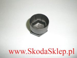 Kapsel, zaślepka śruby zabezpieczjącej koła, felgi aluminiowej Skoda 1Z0601173A Z37