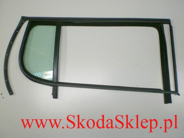 Szyba drzwi tył prawa mała Skoda Fabia II 5J6845210AG