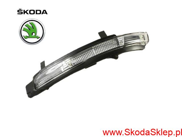 Kierunkowskaz lusterka Skoda Octavia II po 2009, Superb II lewy -oryginał 3T0949101