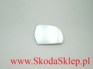 Szkło, wkład lusterka Skoda Octavia II, Superb II prawe -oryginał 3T0857522A