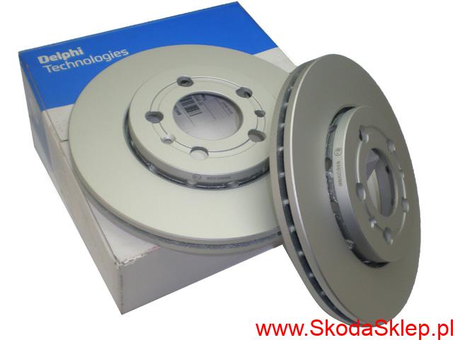 3979_1571657100_1j0615301d_rk1 Tarcze hamulcowe przód Skoda Octavia I 280mm -Delphi 1J0615301E