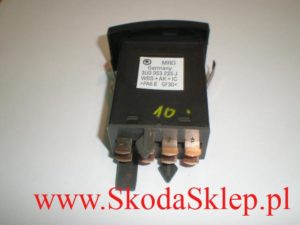 Włącznik świateł awaryjnych Skoda Superb 3U0953235J
