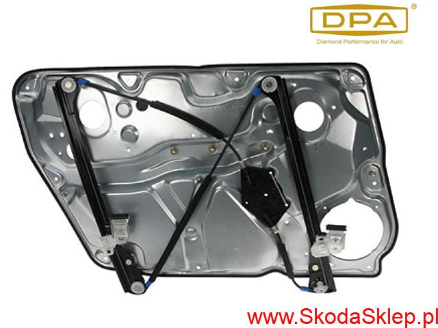 Podnośnik, mechanizm podnoszenia i opuszczania szyby Skoda Superb I przód prawy -DPA 3B1837462