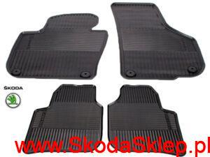 3T1061550 Dywaniki gumowe Skoda Superb II - Oryginał 3T1061550