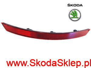 3V5945105 kopia Listwa odblaskowa zderzaka Skoda Superb III tylna lewa - oryginał 3V5945105