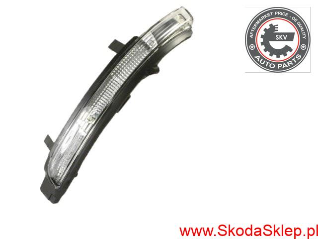 Kierunkowskaz lusterka Skoda Octavia II po 2009, Superb II lewy - SKV 3T0949101