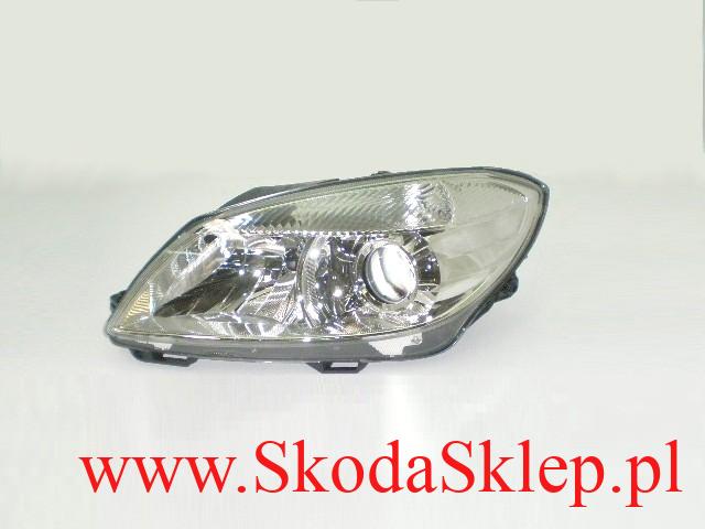 Lampa, reflektor przedni lewy Skoda Fabia II/Roomster Oryginał 5J1941017D