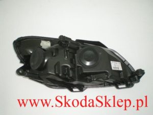 Lampa, reflektor przedni lewy Skoda Fabia II/Roomster Oryginał 5J1941017D