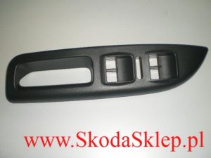 Obudowa właczników otwierania szyb Skoda Octavia II