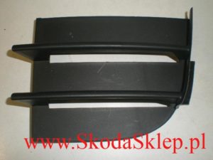 Zaślepka zderzaka Skoda Superb II lewa -oryginał 3T0853665 9B9