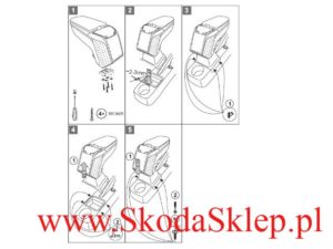 4184_1365673438_opfdaer Podłokietnik do Skody Fabia II Roomster szary - Rati V01616B