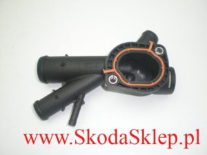 Króciec układu chłodzenia Skoda Fabia II/Roomster/Octavia II/ Yeti 03L121132AA