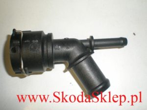 Króciec, złącze przewodu nagrzewnicy Skoda Octavia I -oryginał 1J0122291B